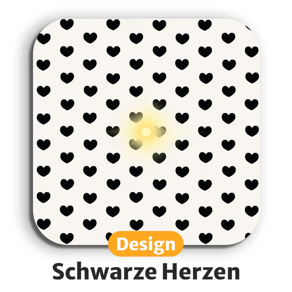Exklusive LED-Untersetzer – inklusive kostenloser Ersatzbatterien