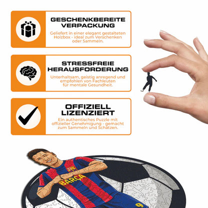 Robert Lewandowski - Holzpuzzle