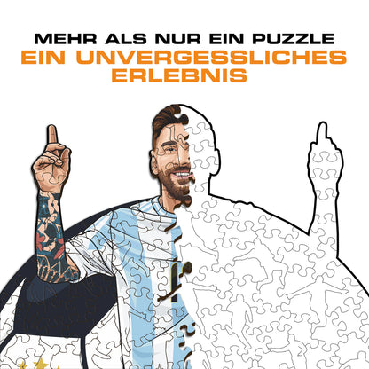 Lionel Messi - Holzpuzzle